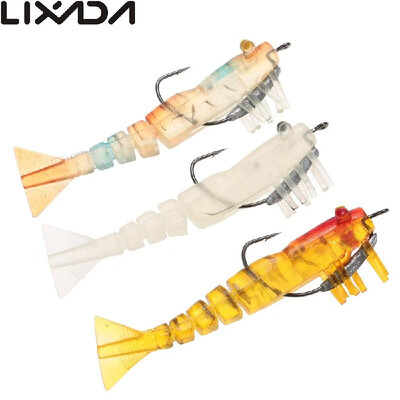 Lixada 3pcs 5 Jionted Segmented Fishing Lure Bait Shrimp Prawn Bait Fishing Kit Noctilucent Luminous Luminescent Shrimp Soft Bait
Lixada 3pcs 5 Jionted Segmented Fishing Lure Bait Shrimp Prawn Bait Fishing Kit Noctilucent Luminous Luminescent Shrimp Soft Bait