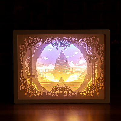 Gobestart Creative Art Décor Lamp Light 3D Night Lamp Paper Pattern Painting LED Table
Gobestart Creative Art Décor Lamp Light 3D Night Lamp Paper Pattern Painting LED Table