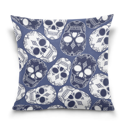 ALAZA Throw Pillow Cover 16 X 16 inch Christmas Gift Cushion Cover with Pattern With Skulls Printed Pillowcase
ALAZA Throw Pillow Cover 16 X 16 inch Christmas Gift Cushion Cover with Pattern With Skulls Printed Pillowcase