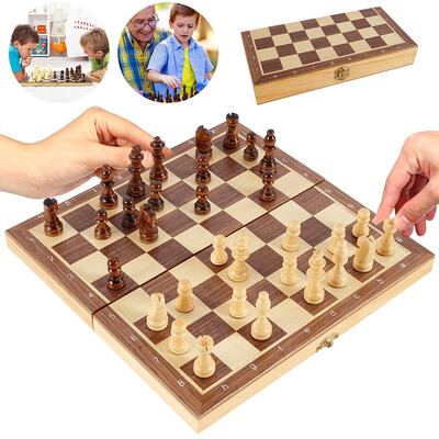 Portable Chess Board Set Folding Chessboard Magnetic Board Non-magnetic 3 In 1 Chess Wooden Set Travel Games
Portable Chess Board Set Folding Chessboard Magnetic Board Non-magnetic 3 In 1 Chess Wooden Set Travel Games