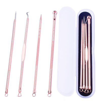 4pcsset Pimple Blemish Comedone Acne Extractor Remover Needles Beauty Tool 
4pcsset Pimple Blemish Comedone Acne Extractor Remover Needles Beauty Tool