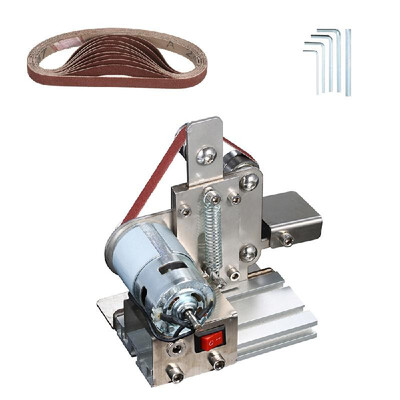 Multifunctional AC 110-240V Grinder Mini Electric Belt Sander DIY Polishing Grinding Machine Cutter Edges Sharpener
Multifunctional AC 110-240V Grinder Mini Electric Belt Sander DIY Polishing Grinding Machine Cutter Edges Sharpener