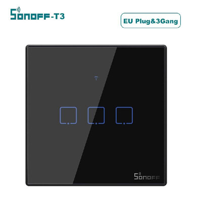 SONOFF T3 Intelligent Switch EUUKUS AC 100-240V 123 Gang TX Series WIFI Wall Switch 433Mhz RF Remote Controlled Wifi Switch In
SONOFF T3 Intelligent Switch EUUKUS AC 100-240V 123 Gang TX Series WIFI Wall Switch 433Mhz RF Remote Controlled Wifi Switch In