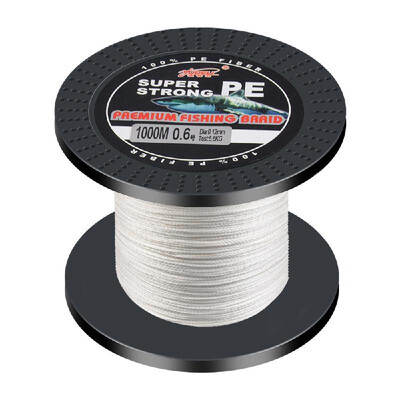 1000m Fishing Line 4 Strands Knitted Abrasion Resistant Fishing Line Strong PE Lines