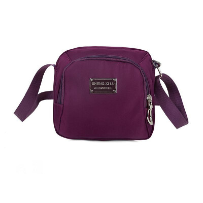 New Fashion Women Crossbody Bag Nylon Waterproof Zipper Fastening Pockets Solid Shoulder Bag
New Fashion Women Crossbody Bag Nylon Waterproof Zipper Fastening Pockets Solid Shoulder Bag