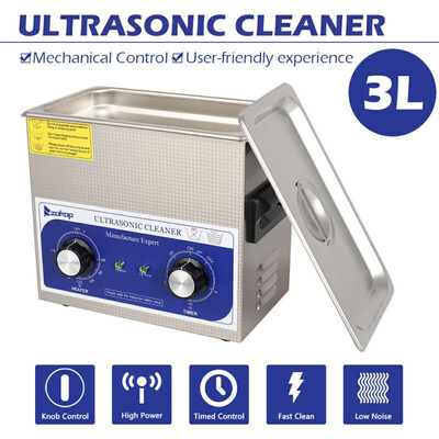 Ultrasonic Jewelry Cleaner3LTimer for cleaning Watches Rings Necklaces Coins Razors Dentures Combs Tools
Ultrasonic Jewelry Cleaner3LTimer for cleaning Watches Rings Necklaces Coins Razors Dentures Combs Tools