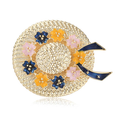 Fashion Hat Brooches Flowers Gold Drop Oil Enamel Brooch Pins Women Gift Jewelry Accessories
Fashion Hat Brooches Flowers Gold Drop Oil Enamel Brooch Pins Women Gift Jewelry Accessories
