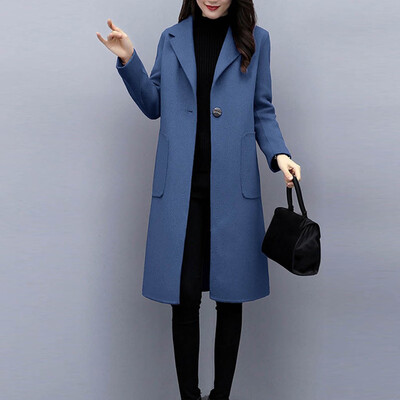 Toponeto Women Work Solid Vintage Winter Office Long Sleeve Button Woolen Jacket Coat
Toponeto Women Work Solid Vintage Winter Office Long Sleeve Button Woolen Jacket Coat