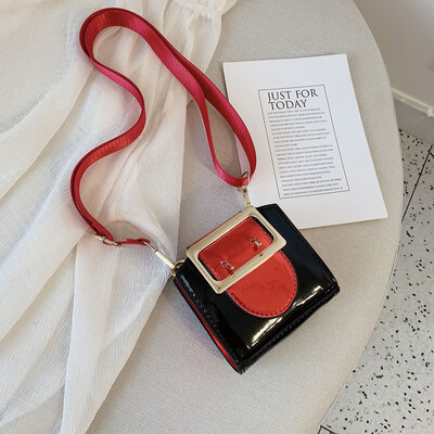 Tailored Children Fashion Contrast Color Patent Leather Shoulder Messenger Bag Coin Bags
Tailored Children Fashion Contrast Color Patent Leather Shoulder Messenger Bag Coin Bags