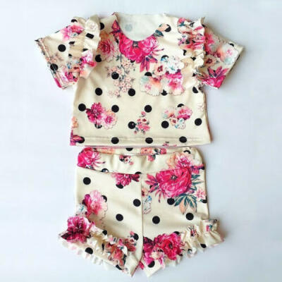 Toddler Kids Baby Girls Clothes Polka Dots Tops T shirt Shorts Outfits Playsuit
Toddler Kids Baby Girls Clothes Polka Dots Tops T shirt Shorts Outfits Playsuit