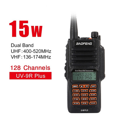 Upgrade Baofeng UV-9R Plus Walkie Talkie 15W 8000mAh VHF UHF Dual Band Handheld Two Way Radio Waterproof FM
Upgrade Baofeng UV-9R Plus Walkie Talkie 15W 8000mAh VHF UHF Dual Band Handheld Two Way Radio Waterproof FM