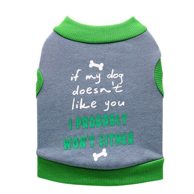 Casual Dog Vest With English Word Pet Warm Thickening Costume For Autumn Winter Fleece Sleeveless Apparel Dogs Fashion Vest
Casual Dog Vest With English Word Pet Warm Thickening Costume For Autumn Winter Fleece Sleeveless Apparel Dogs Fashion Vest