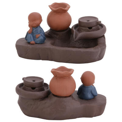 Greensen Ceramic High Grade Gifts Buddha Monk Incense Holder Burner Cones Backflow Censer
Greensen Ceramic High Grade Gifts Buddha Monk Incense Holder Burner Cones Backflow Censer