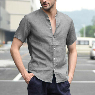 Toponeto Mens Baggy Cotton Linen Solid Short Sleeve Button Retro T Shirts Tops Blouse
Toponeto Mens Baggy Cotton Linen Solid Short Sleeve Button Retro T Shirts Tops Blouse