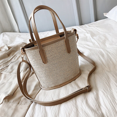 Summer new woven small bag female 2019 new Korean version of the wild single shoulder slung fashion large capacity bucket bag
Summer new woven small bag female 2019 new Korean version of the wild single shoulder slung fashion large capacity bucket bag