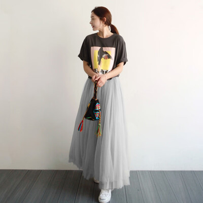 Spring And Summer Korean Version Of The Veil Skirt Female High Waist In A Long Paragraph A Word Skirt Net
Spring And Summer Korean Version Of The Veil Skirt Female High Waist In A Long Paragraph A Word Skirt Net