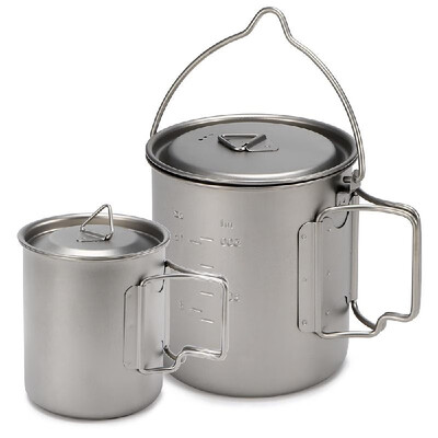 450ml 750ml Cup Set Ultralight Titanium Cup Hanging Pot Set Outdoor Portable Water Cup Foldable Handle
450ml 750ml Cup Set Ultralight Titanium Cup Hanging Pot Set Outdoor Portable Water Cup Foldable Handle