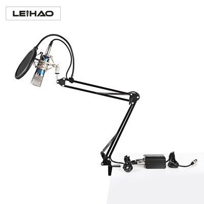 LEIHAO BM - 700 Professional Condenser Microphone Kit Studio Broadcasting Recording with Phantom Power Supply
LEIHAO BM - 700 Professional Condenser Microphone Kit Studio Broadcasting Recording with Phantom Power Supply