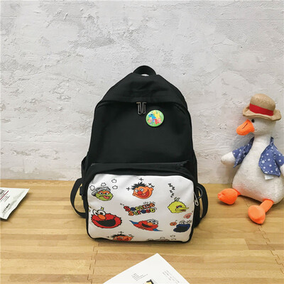 Bag girl Korean version of high school ins wind Sesame Street tide brand students campus rucksack girl cute shoulder bag
Bag girl Korean version of high school ins wind Sesame Street tide brand students campus rucksack girl cute shoulder bag