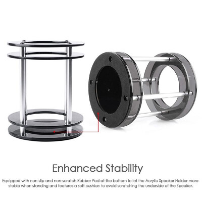 Speaker Stand for Amazon Echo Speaker Enhanced Stability Acrylic Speaker Holder w Soft-touch Silicone Rubber Case for Amazon Echo
Speaker Stand for Amazon Echo Speaker Enhanced Stability Acrylic Speaker Holder w Soft-touch Silicone Rubber Case for Amazon Echo