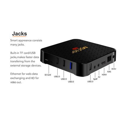 MX10 Intelligent STB Set Top Box 6K Wifi Media Player TV Receiver Network TV Set-top Box Android 9 ALLWINNER H6 4096 2160 4GB R
MX10 Intelligent STB Set Top Box 6K Wifi Media Player TV Receiver Network TV Set-top Box Android 9 ALLWINNER H6 4096 2160 4GB R