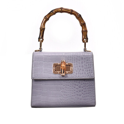 2019 New Alligator Pattern Small Women Square Handbag Bamboo Handle Tote Bag Luxury Brand Designer Lady Shoulder Crossbody Bag
2019 New Alligator Pattern Small Women Square Handbag Bamboo Handle Tote Bag Luxury Brand Designer Lady Shoulder Crossbody Bag