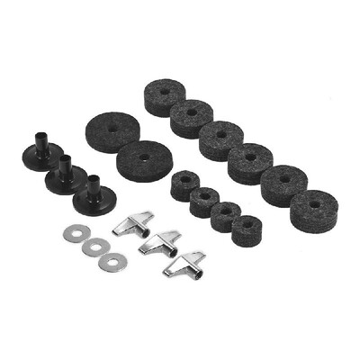 Pack of 21 PCS Drumset Kit Accessories Cymbal Stand Felts Hi-Hat Clutch Felts Hi Hat Cup Felts Cymbal Wing Nuts Cymbal Sleeves and
Pack of 21 PCS Drumset Kit Accessories Cymbal Stand Felts Hi-Hat Clutch Felts Hi Hat Cup Felts Cymbal Wing Nuts Cymbal Sleeves and