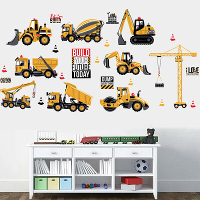 Cartoon Excavator Construction Wall Decal Boy Nursery Kids Room Stickers 4560cm
Cartoon Excavator Construction Wall Decal Boy Nursery Kids Room Stickers 4560cm