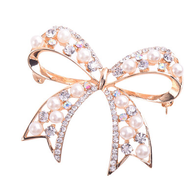 Popular Cute Exquisite Brooch Big Bow Down Collar Flower Brooch Simulated Pearls Rhinestone
Popular Cute Exquisite Brooch Big Bow Down Collar Flower Brooch Simulated Pearls Rhinestone