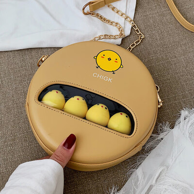 Summer transparent small bag new 2019 chain shoulder Messenger bag girl cute cartoon small round bag
Summer transparent small bag new 2019 chain shoulder Messenger bag girl cute cartoon small round bag