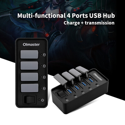 OImaster 4 Ports USB30 Hub 5Gbps High Speed Hub Fast Charging Support WindowsXPLinuxMacMix with Dustproof Cap
OImaster 4 Ports USB30 Hub 5Gbps High Speed Hub Fast Charging Support WindowsXPLinuxMacMix with Dustproof Cap