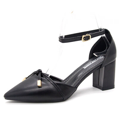 In summer Korean version of Joker pointed shoes women chic thick with red Joker fairy high heels tide
In summer Korean version of Joker pointed shoes women chic thick with red Joker fairy high heels tide