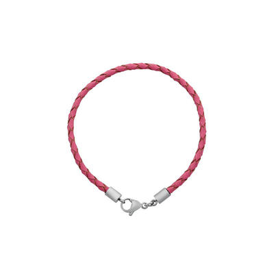 Braided Leather Cord Bracelet Makings with 316 Stainless Steel Lobster Claw Clasps Camellia 190x3mm
Braided Leather Cord Bracelet Makings with 316 Stainless Steel Lobster Claw Clasps Camellia 190x3mm