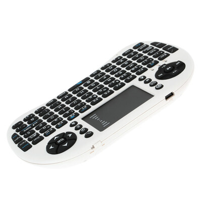 24G Mini USB Wireless Spanish Version Keyboard Touchpad & Air Mouse Fly Mouse Remote Control for Android Windows TV Box Smart Pho
24G Mini USB Wireless Spanish Version Keyboard Touchpad & Air Mouse Fly Mouse Remote Control for Android Windows TV Box Smart Pho