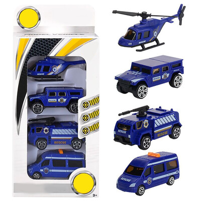 Siaonvr Mini Plastic Car Model Toy Off-Road Fire Truck Boy Model Buggy Toy