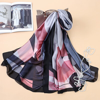 High-end scarves Europe&the United States fashion popular silk scarf geometric print soft holiday sunscreen shawl women wholesale
High-end scarves Europe&the United States fashion popular silk scarf geometric print soft holiday sunscreen shawl women wholesale