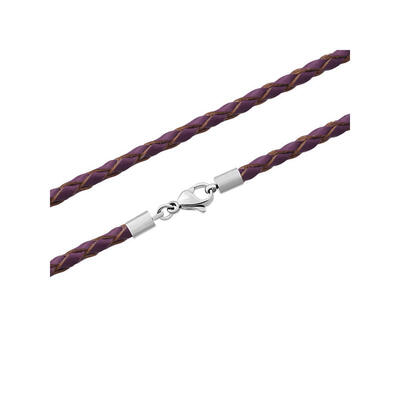 Leather Cord Necklace Makings with 316 Stainless Steel Lobster Claw Clasps DarkOrchid 141" 3mm
Leather Cord Necklace Makings with 316 Stainless Steel Lobster Claw Clasps DarkOrchid 141" 3mm
