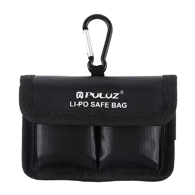 PULUZ LiPo Safe Bag Lithium-battery Explosion-proof Safety Protection Bag Storage Bag with Carabiner for Camera-Battery
PULUZ LiPo Safe Bag Lithium-battery Explosion-proof Safety Protection Bag Storage Bag with Carabiner for Camera-Battery