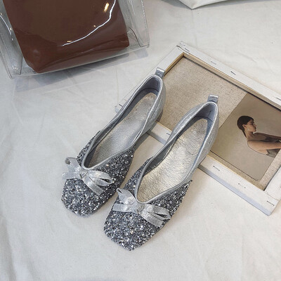 Fairys Shoes Flat-soled Fairys Shoes In Autumn&Summer of 2018 Korean Version 100-set Single Shoes Bean Shoes Womens Shallow 
Fairys Shoes Flat-soled Fairys Shoes In Autumn&Summer of 2018 Korean Version 100-set Single Shoes Bean Shoes Womens Shallow