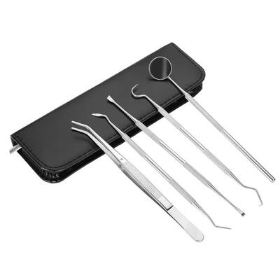 Greensen 5PcsSet Stainless Steel Dental Examination Tools Kit Oral Care Teeth Clean Whitening Tool
Greensen 5PcsSet Stainless Steel Dental Examination Tools Kit Oral Care Teeth Clean Whitening Tool