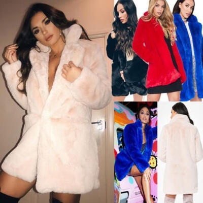 2019 Women Fashion Winter Warm Faux Fur Fluffy Long Coats Jacket Coat Warm Open Front Outwear
2019 Women Fashion Winter Warm Faux Fur Fluffy Long Coats Jacket Coat Warm Open Front Outwear