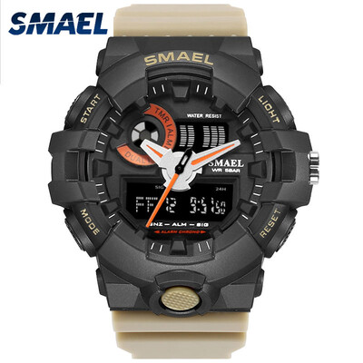 Mens Stylish Sports Multi-function Electronic Waterproof Watch Dual Display Wristwatches
Mens Stylish Sports Multi-function Electronic Waterproof Watch Dual Display Wristwatches