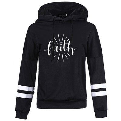 Fashion Women Hoody Faith Letter Printed Hooded Sweatshirt Casual Long Sleeve Hoodie Pullovers Tops
Fashion Women Hoody Faith Letter Printed Hooded Sweatshirt Casual Long Sleeve Hoodie Pullovers Tops