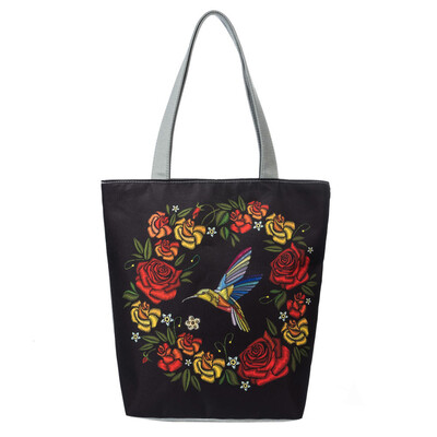 Women Canvas Shoulder Bag Ladies National Wind Flower Cotton Cloth Handbag Foldable Shopping Tote Eco Environmental Bag YJ
Women Canvas Shoulder Bag Ladies National Wind Flower Cotton Cloth Handbag Foldable Shopping Tote Eco Environmental Bag YJ
