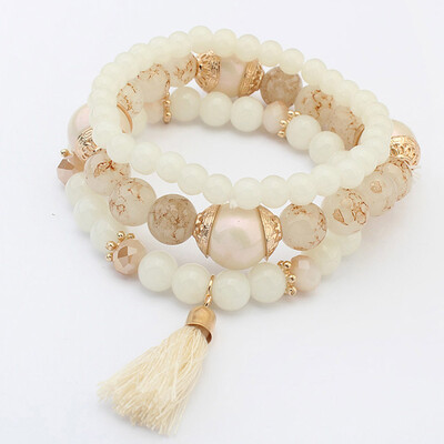 New Three Layer Bracelet Bohemian Sweet Beaded Multi-layer Natural Stones Bracelet Jewelry Gifts For Girls
New Three Layer Bracelet Bohemian Sweet Beaded Multi-layer Natural Stones Bracelet Jewelry Gifts For Girls