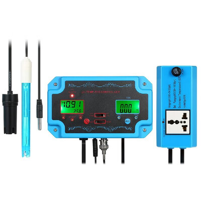 Professional 3 in 1 pHTDSTEMP Water Quality Detector pH Controller with Relay Plug Repleaceable Electrode BNC Type Probe Water Q
Professional 3 in 1 pHTDSTEMP Water Quality Detector pH Controller with Relay Plug Repleaceable Electrode BNC Type Probe Water Q