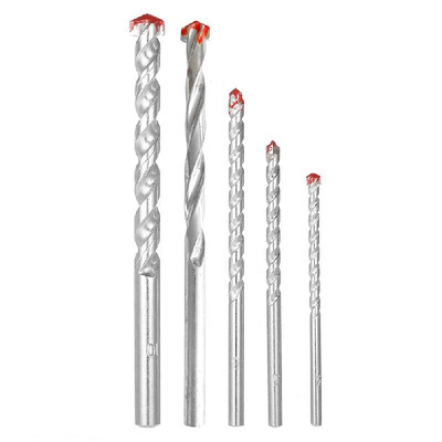 5pcs 4-10mm Rotary Masonry Drill Bits Set YG8 Galvanized Drills Round Shank Spiral Flute for Drilling Concrete Brick Tile
5pcs 4-10mm Rotary Masonry Drill Bits Set YG8 Galvanized Drills Round Shank Spiral Flute for Drilling Concrete Brick Tile