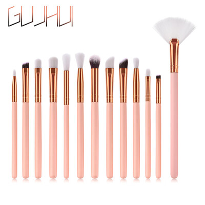 〖Follure〗13PCS Pink Wooden Cosmetic Makeup Brush Foundation Powder Eyeshadow Brush