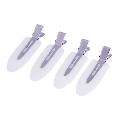 4pcsSet Leaf Traceless Hair Clips Cosmetic Positioning Clamps Hair Tools
