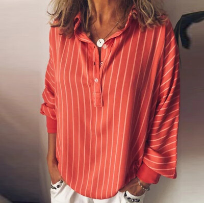 Roseonmyhand Fashion Woman Loose Casual Striped Button Lapel Long Sleeve Shirt Top Blouse
Roseonmyhand Fashion Woman Loose Casual Striped Button Lapel Long Sleeve Shirt Top Blouse